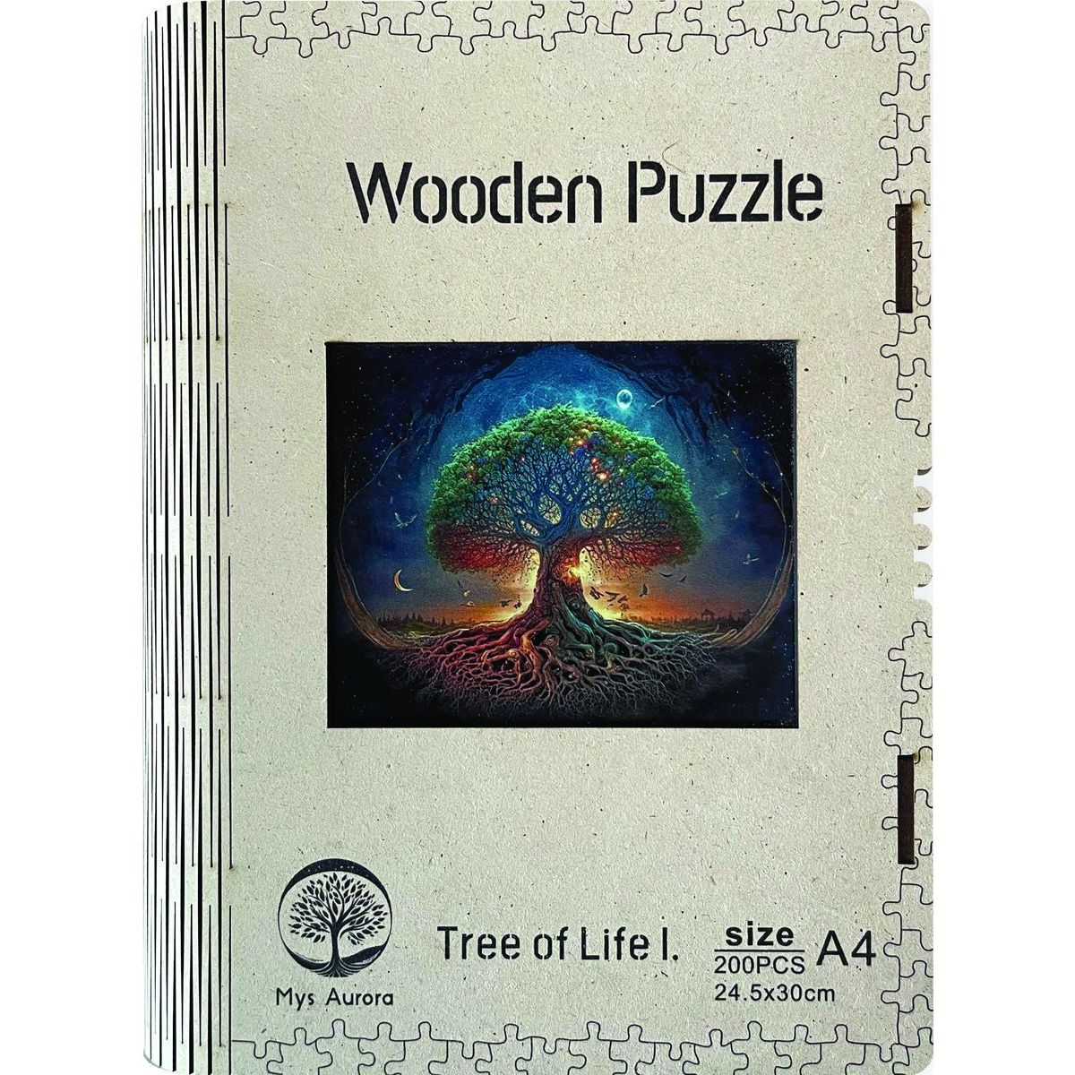 Epee Wooden puzzle Tree of Life I. A4