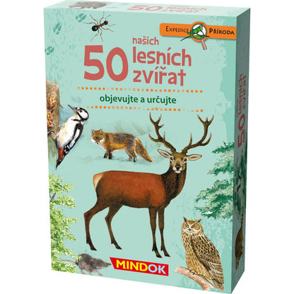 Mindok Expedice příroda 50 lesních zvířat