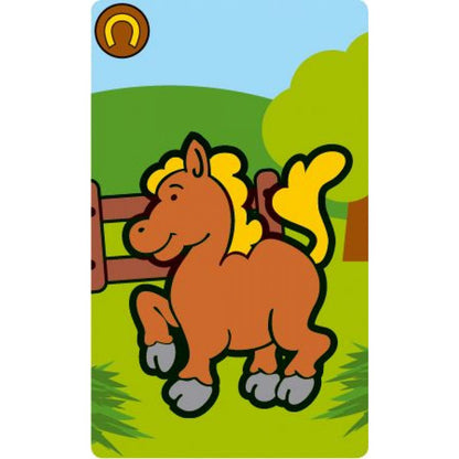 Teddies Černý Petr Moje první zvířátka - červené se zvířátky