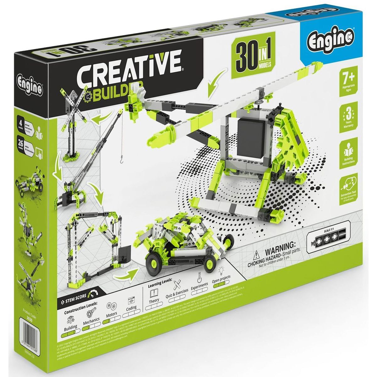 Engino Creative Builder 30 modelů s motorkem