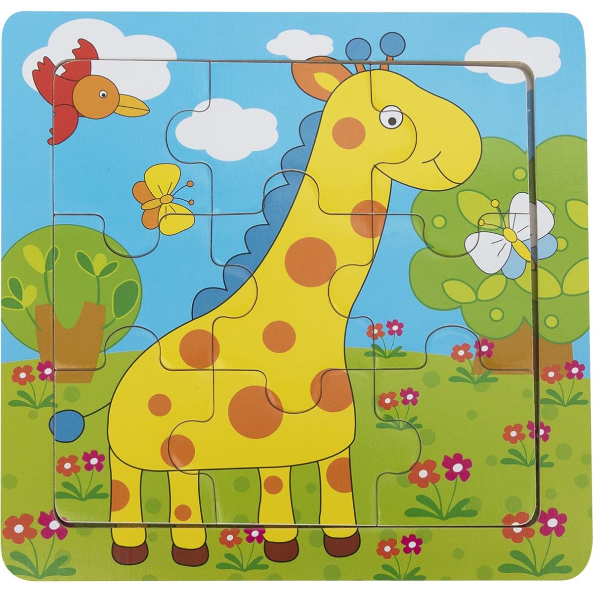 BABU - Edukativní puzzle- Žirafa