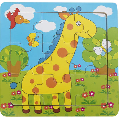BABU - Edukativní puzzle- Žirafa