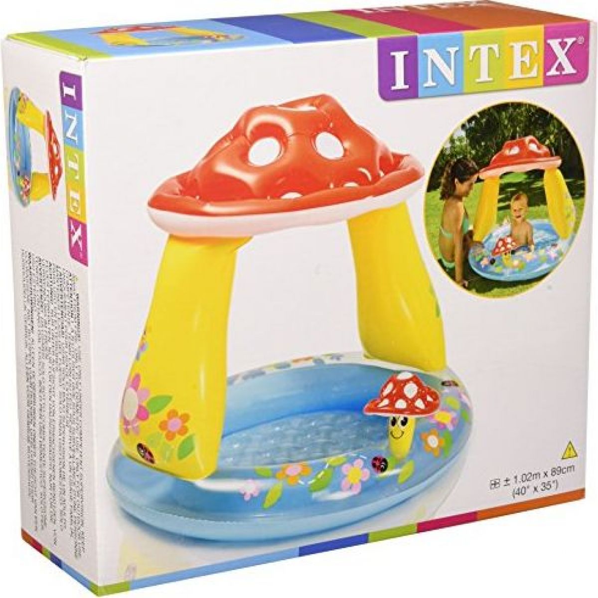 Intex 57114 Dětský bazének Muchomůrka 102 x 89 cm