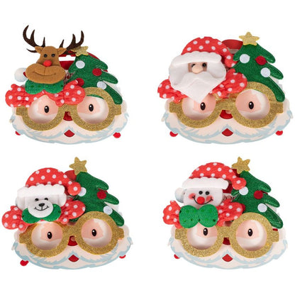 Alltoys Vánoční brýle s třpytkami 17x14 cm