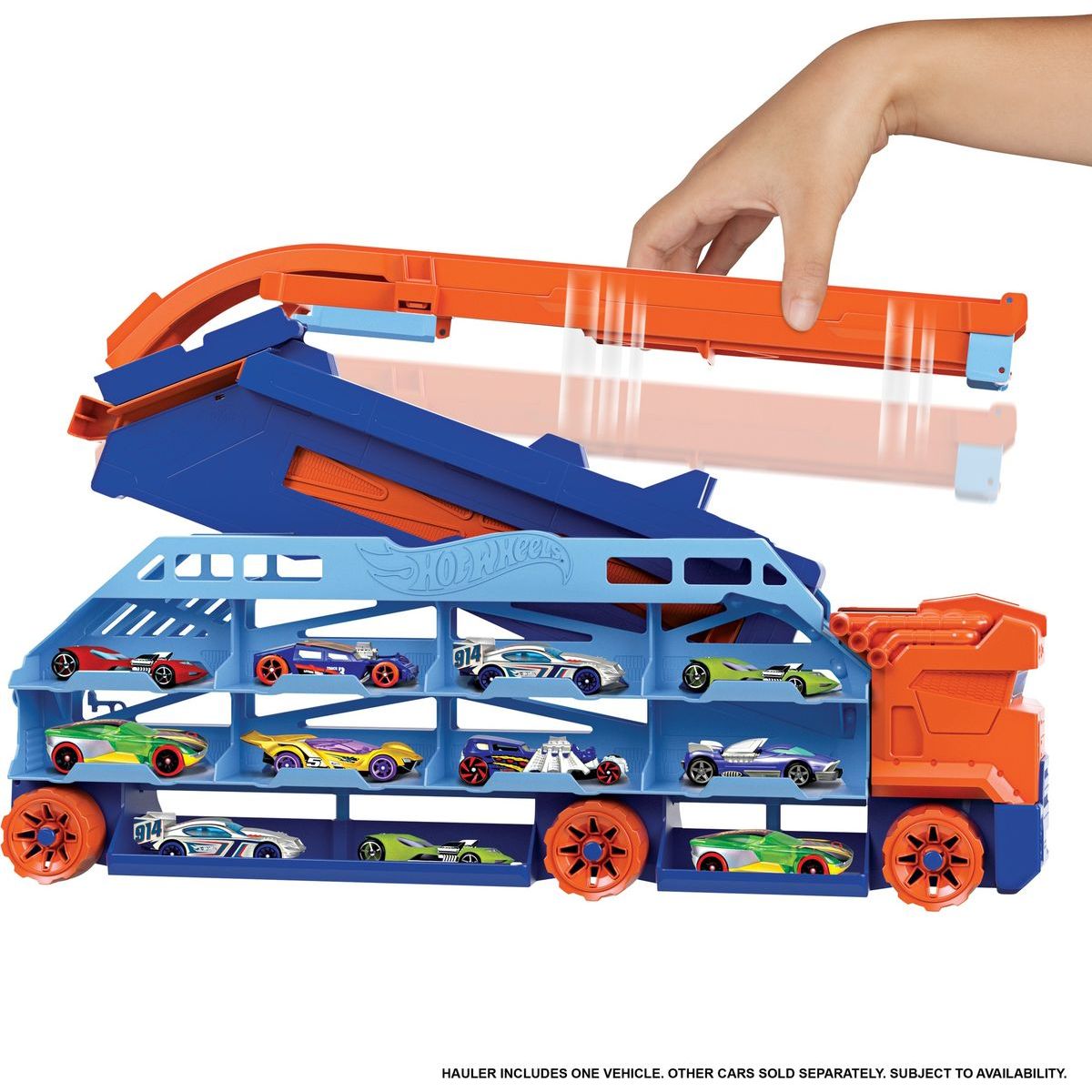 Mattel Hot Wheels tahač s vysokou dráhou 61 cm