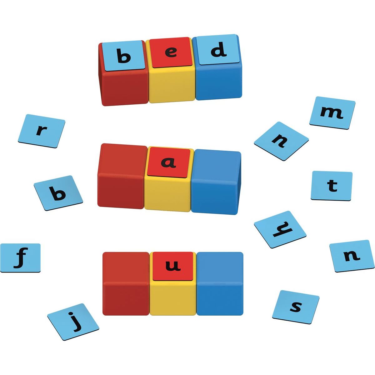 Geomag Magicube Word Building Recycled Clips 55 dílků