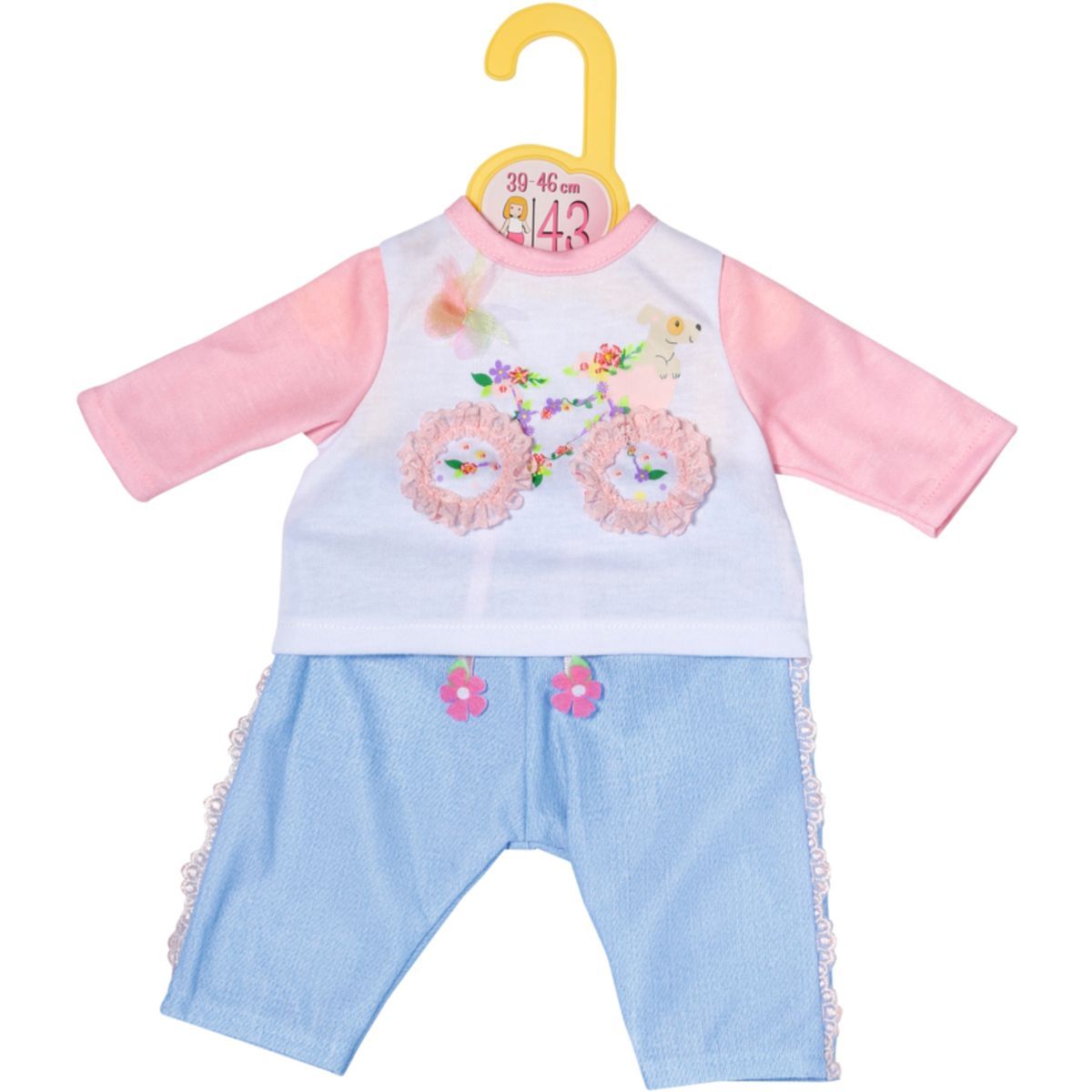 Zapf Creation Dolly Moda Oblečení s kolem 43 cm