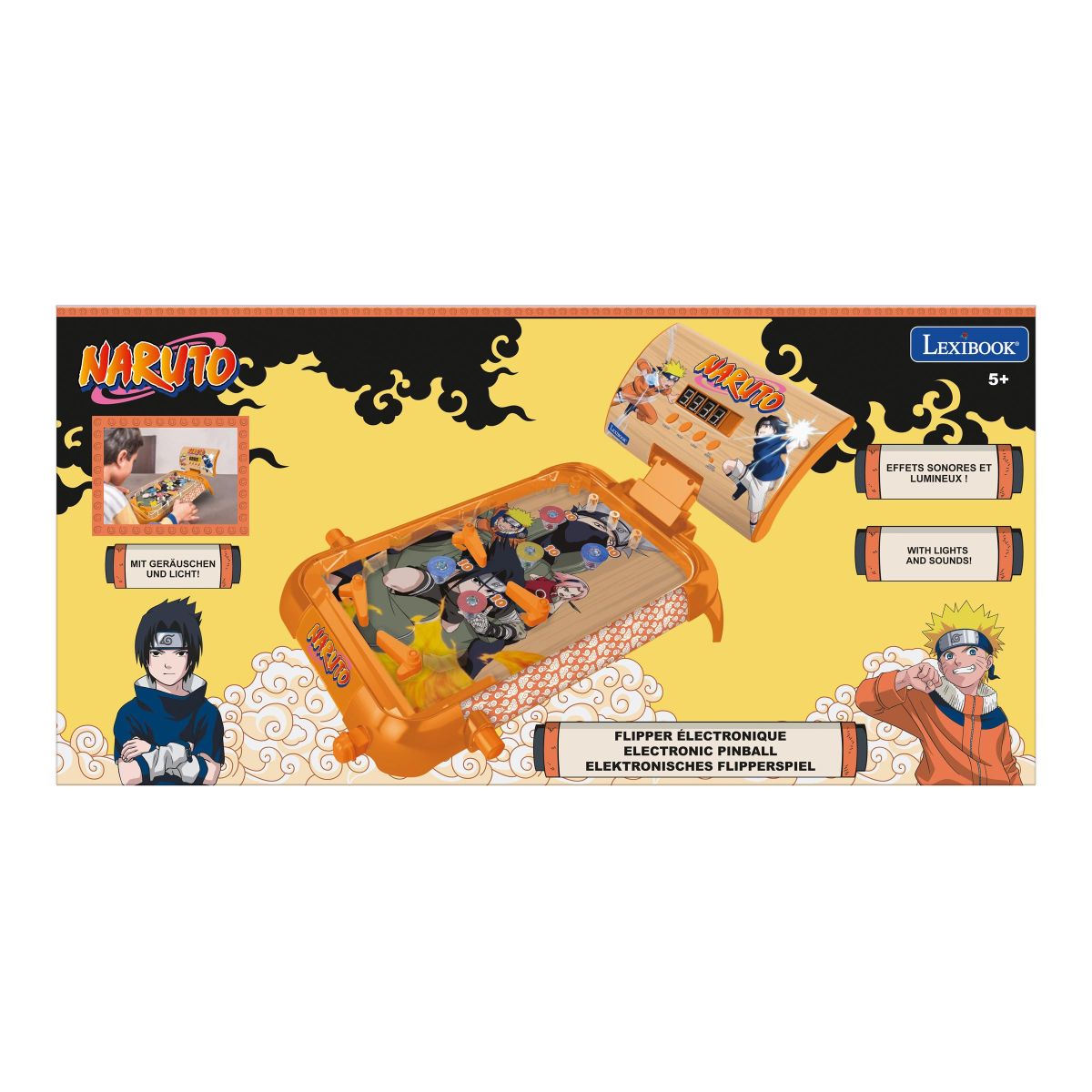 Lexibook Elektronický stolní pinball Naruto