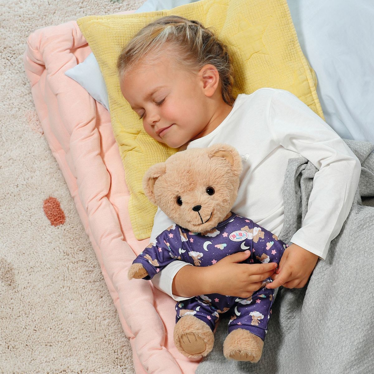 BABY born Teddy ve svítícím pyžamku