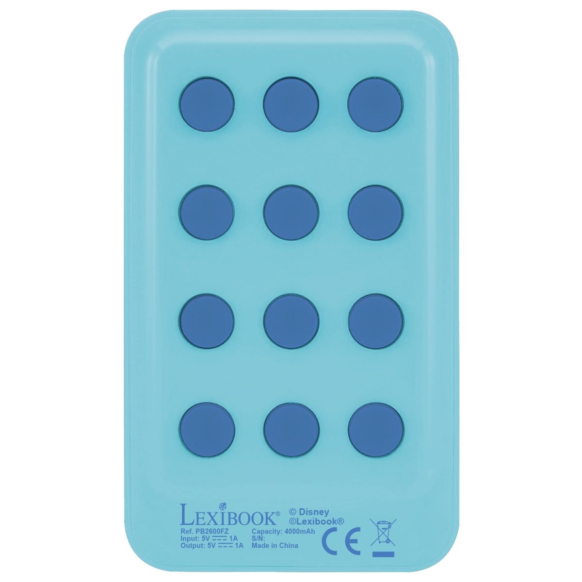 Lexibook Power banka Frozen 4 000 mAh s přísavkami