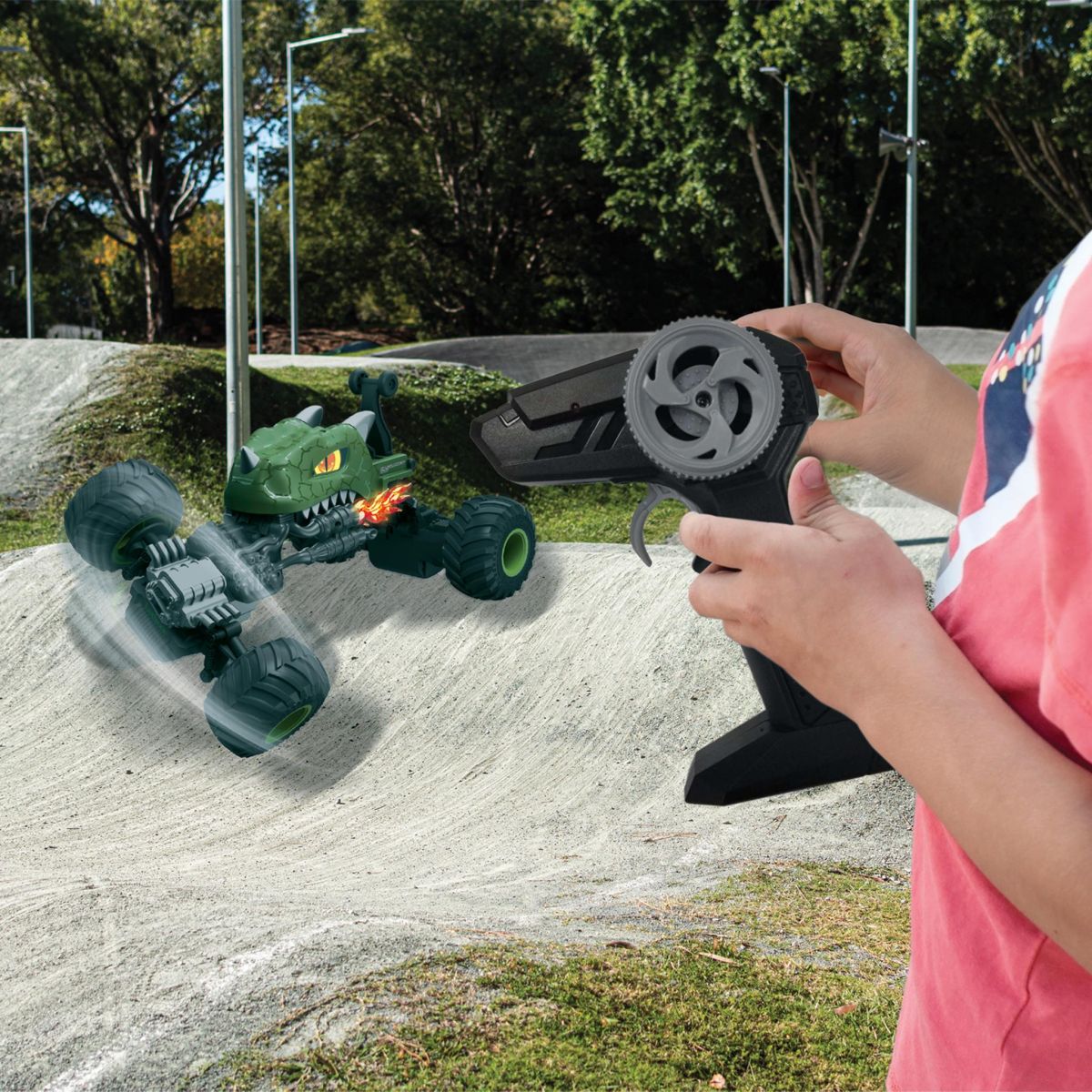 Lexibook Auto dinosaurus se světelnými efekty