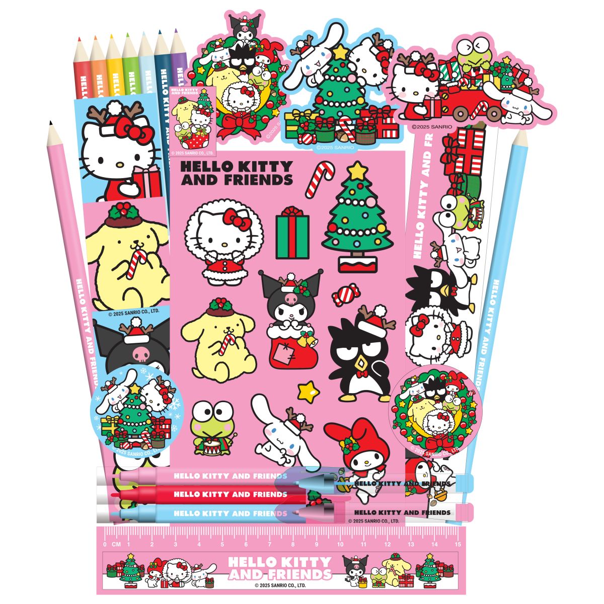 Pyramid International Hello Kitty a přátelé Adventní kalendář V2 papírenský