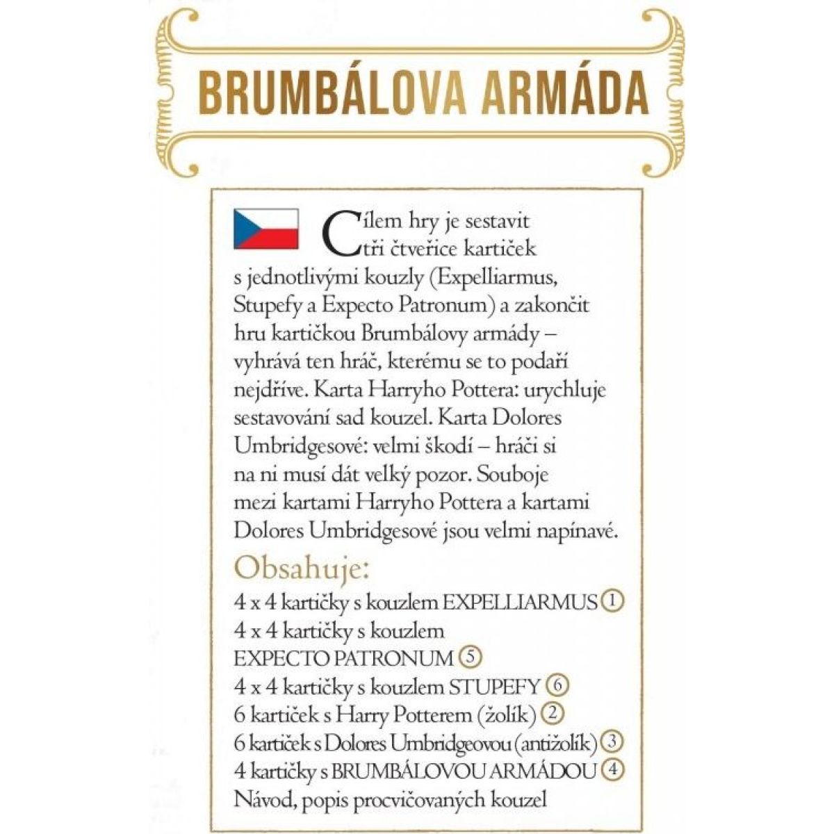 Efko Harry Potter Brumbálova armáda - rodinná společenská hra
