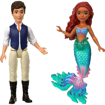 Mattel Disney Princess Sada 6 ks Malých panenek: Malá mořská víla s kamarády HLX19