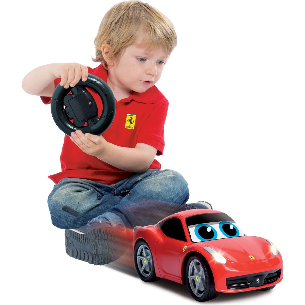 Bburago Junior RC Auto Ferrari 458 - Červená