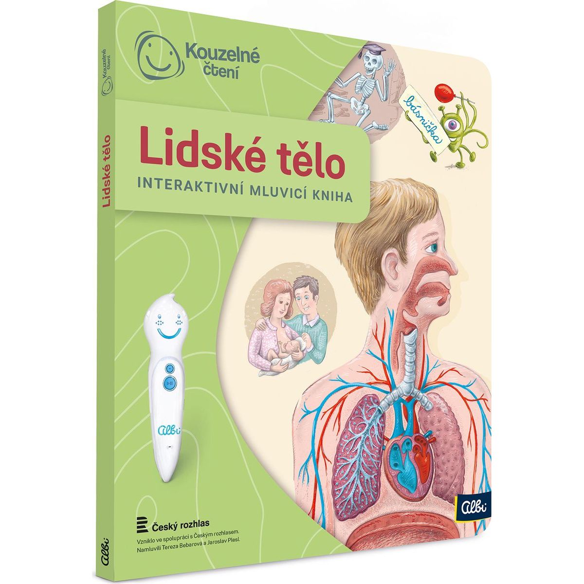 Albi Kouzelné čtení 2.0 Albi tužka + Lidské tělo R50