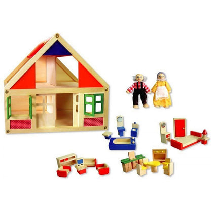 Studo Wood Domeček na hraní s figurkami