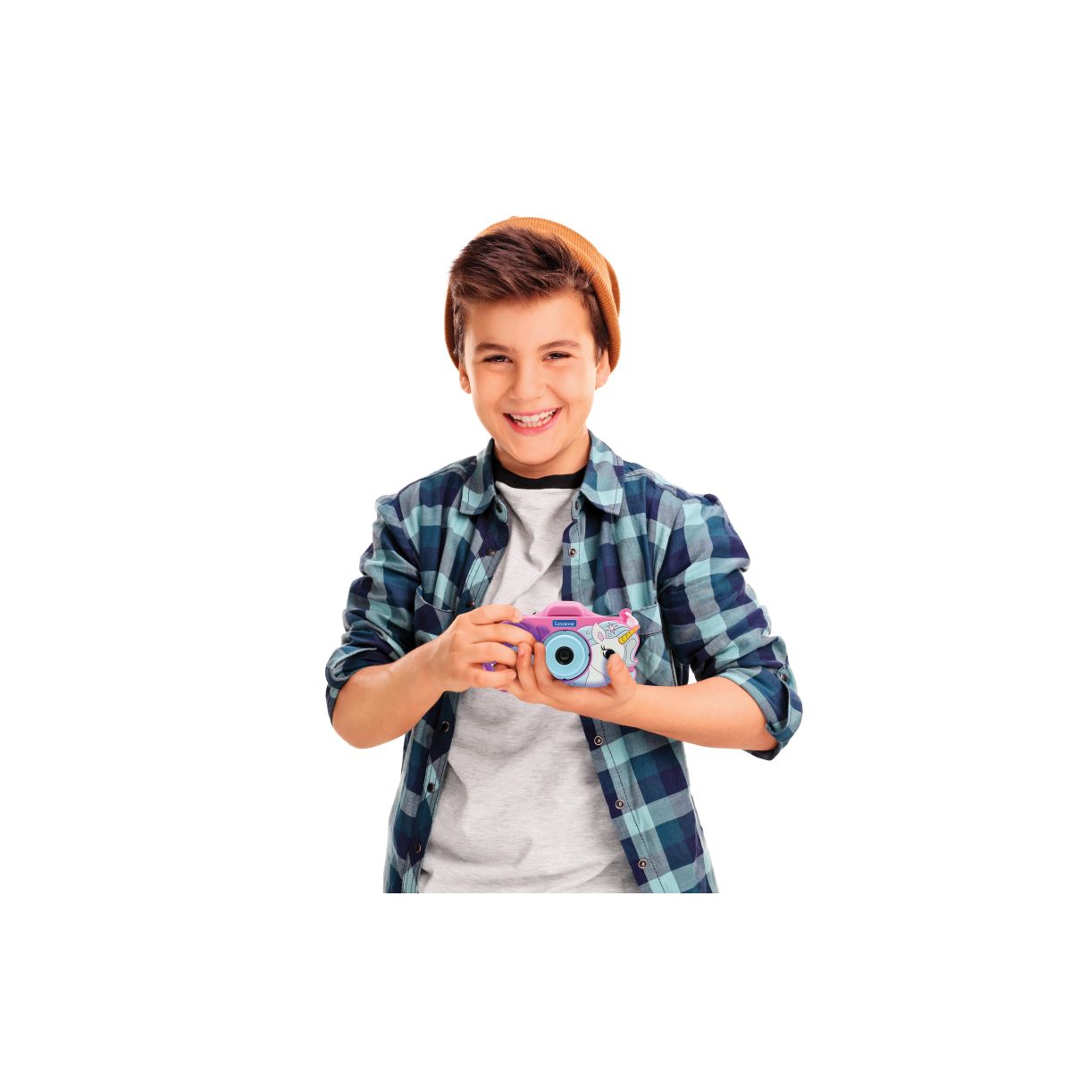 Lexibook Dětský fotoaparát s 3D krytem Jednorožec