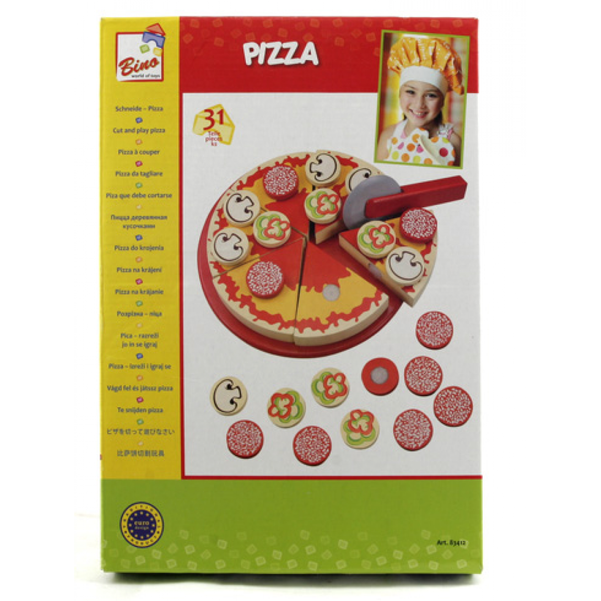 Bino Pizza na krájení
