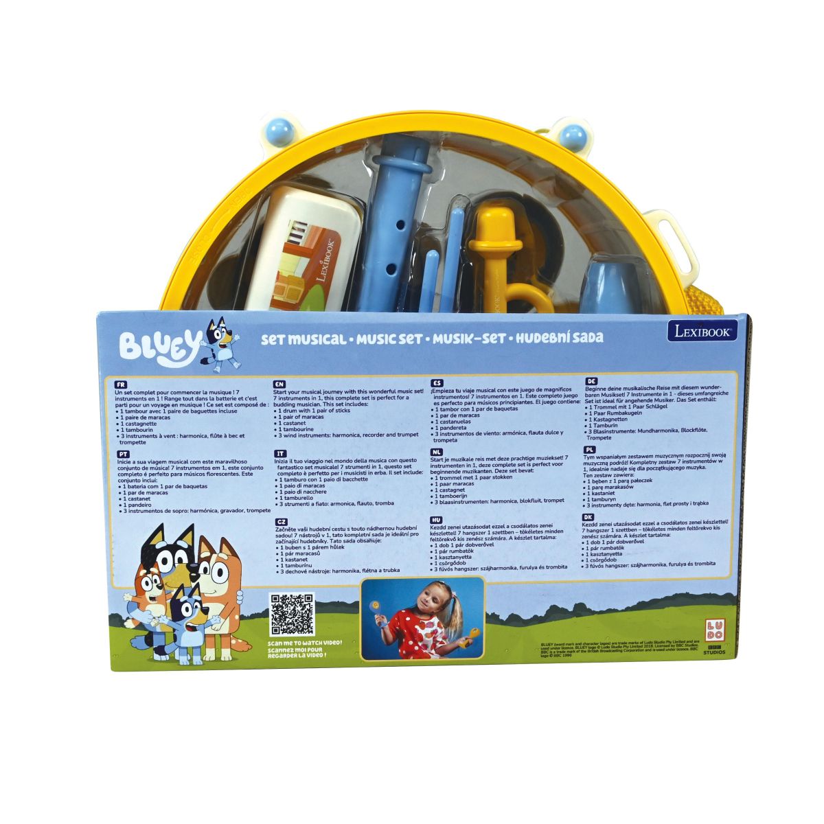 Lexibook Sada 7 hudebních nástrojů Bluey