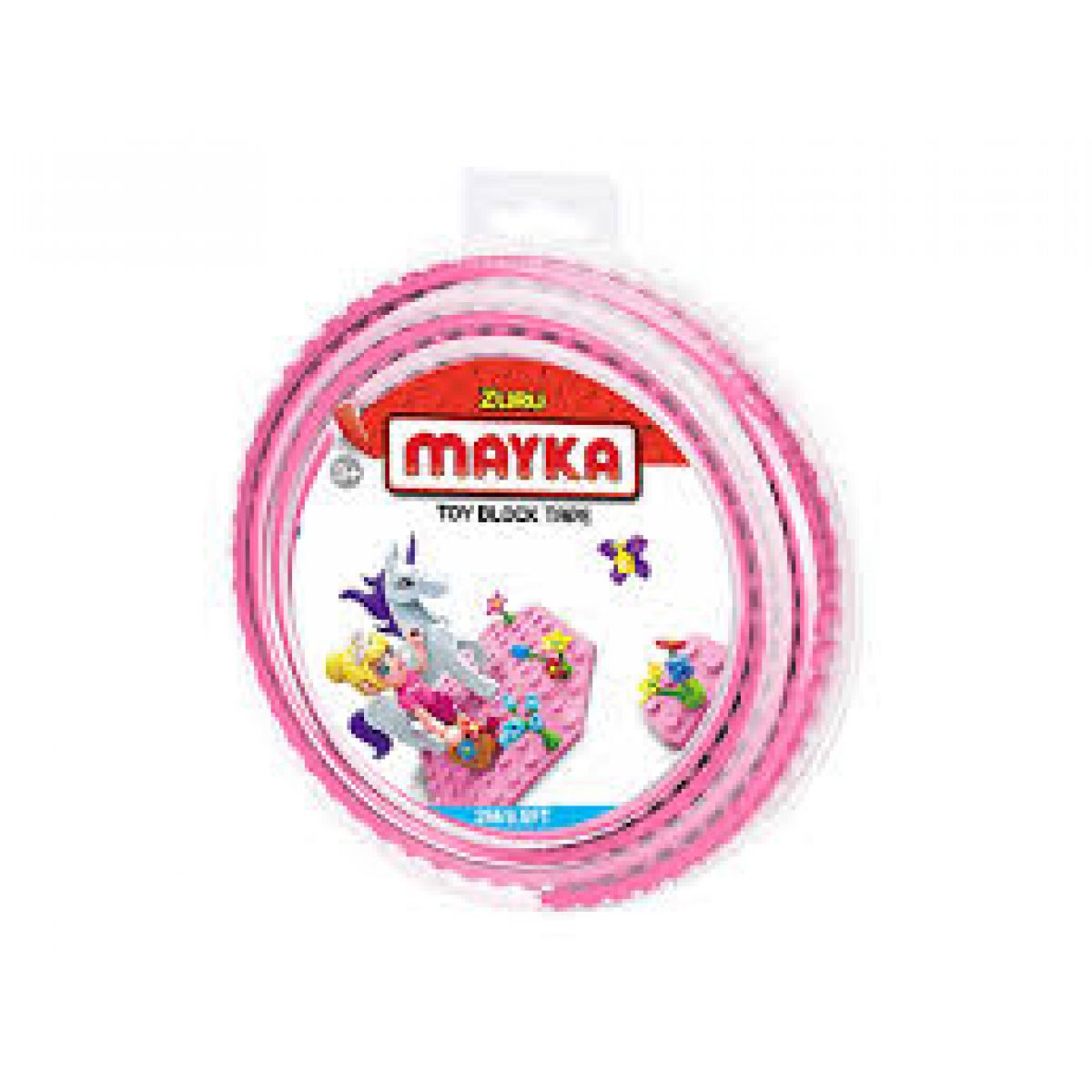 Mayka stavebnicová páska střední 2m růžová