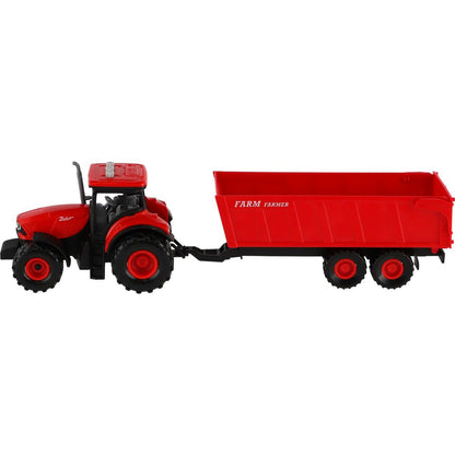 Teddies Traktor Zetor s valníkem 36cm na setrvačník se zvuky a světly