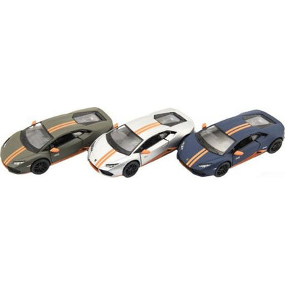 Kinsmart Lamborghini Huracan kov 12 cm modré