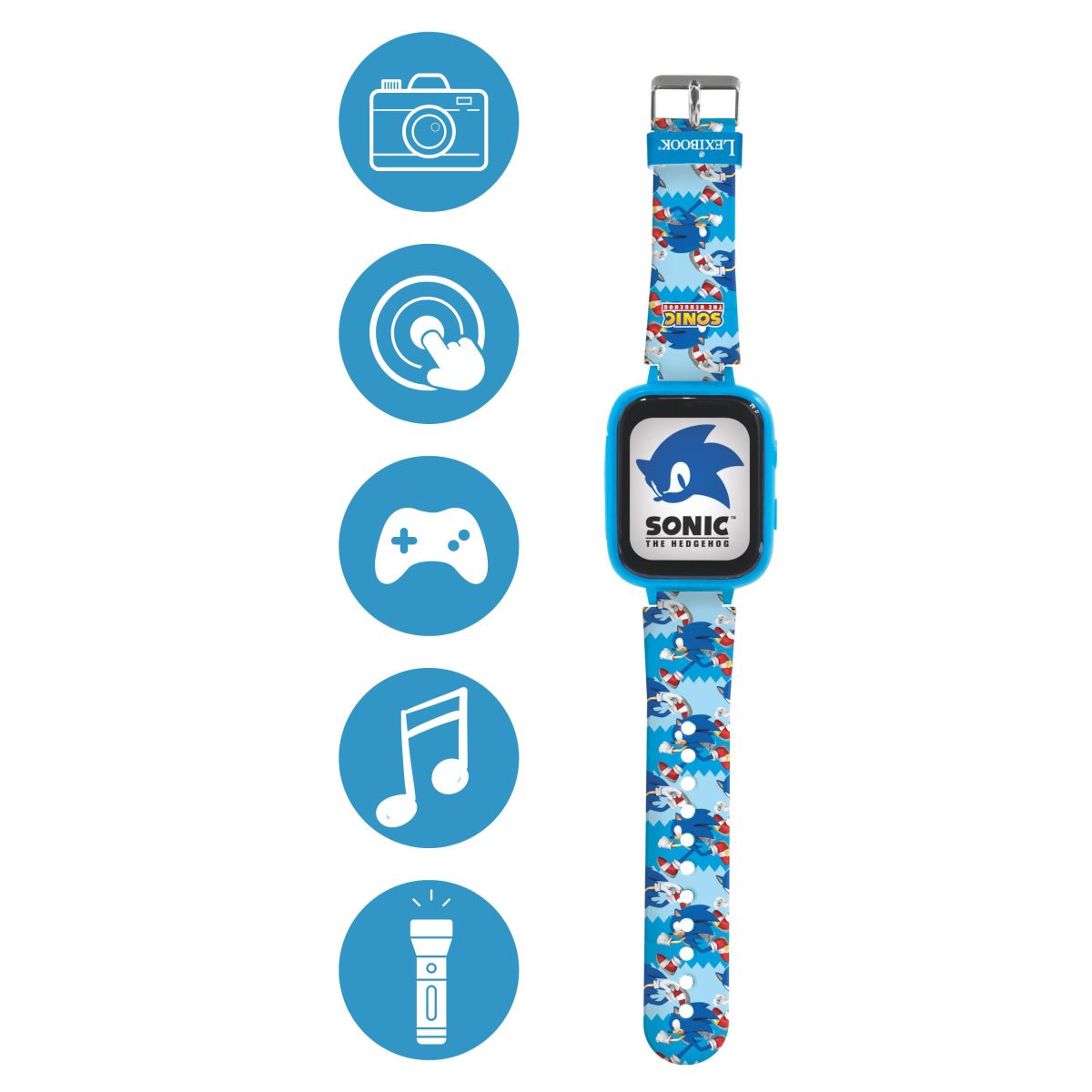 Lexibook Hodinky s kamerou Sonic a 8GB SD kartou