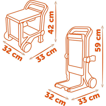 Smoby Black & Decker Dílenský vozík