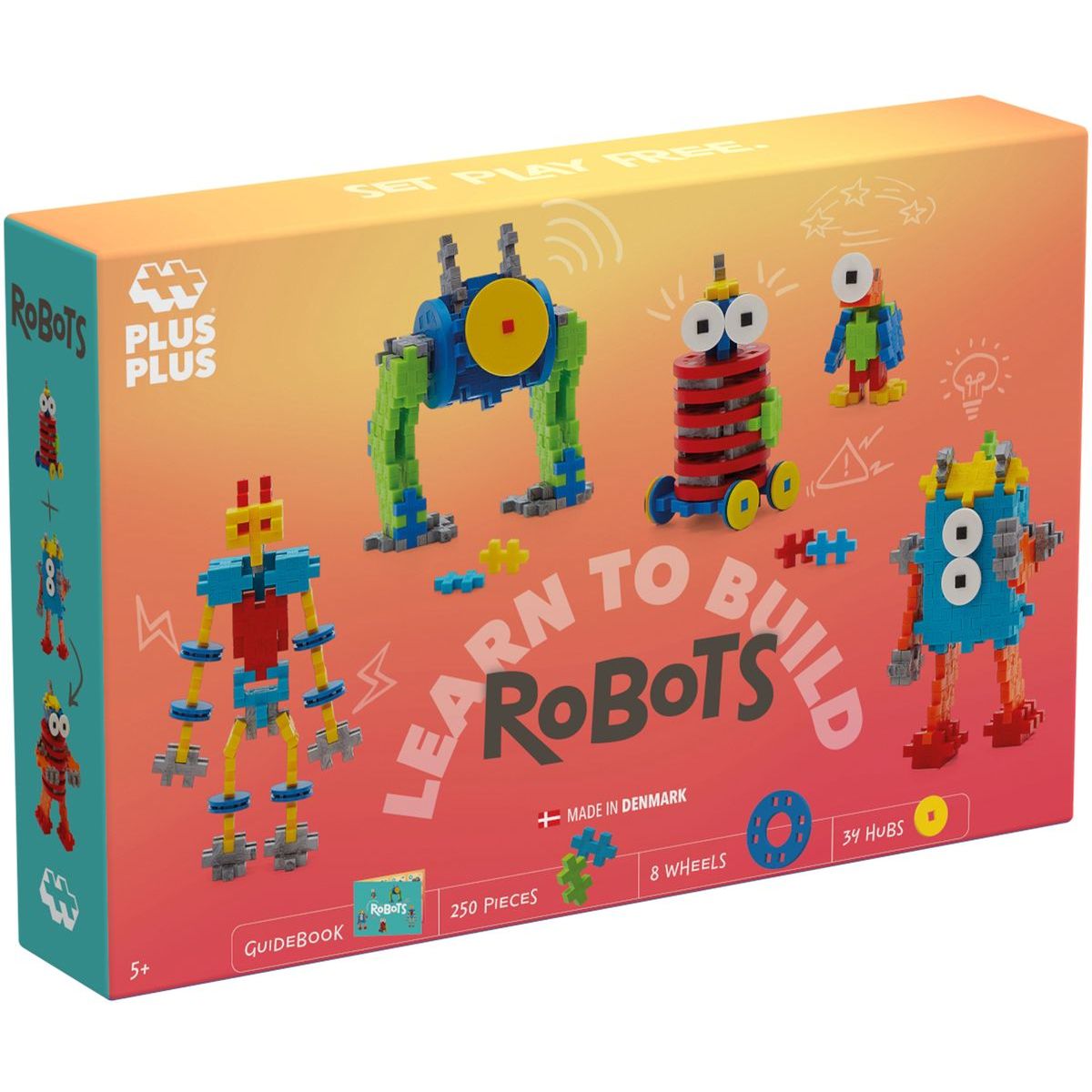 Plus-Plus Nauč se stavět Roboti