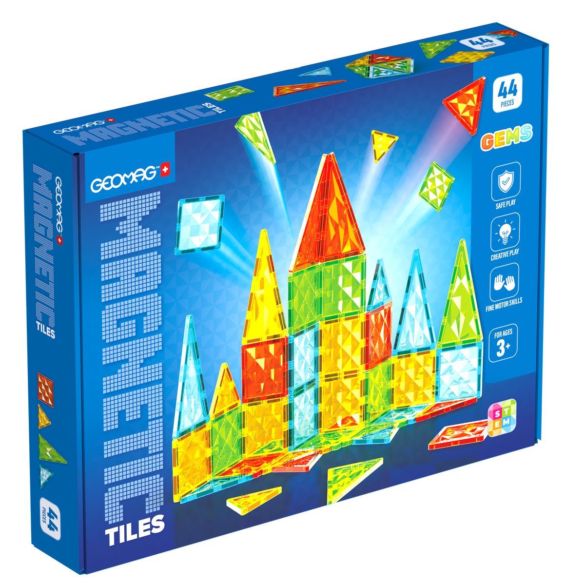 Geomag Magnetic Tiles 44 dílků