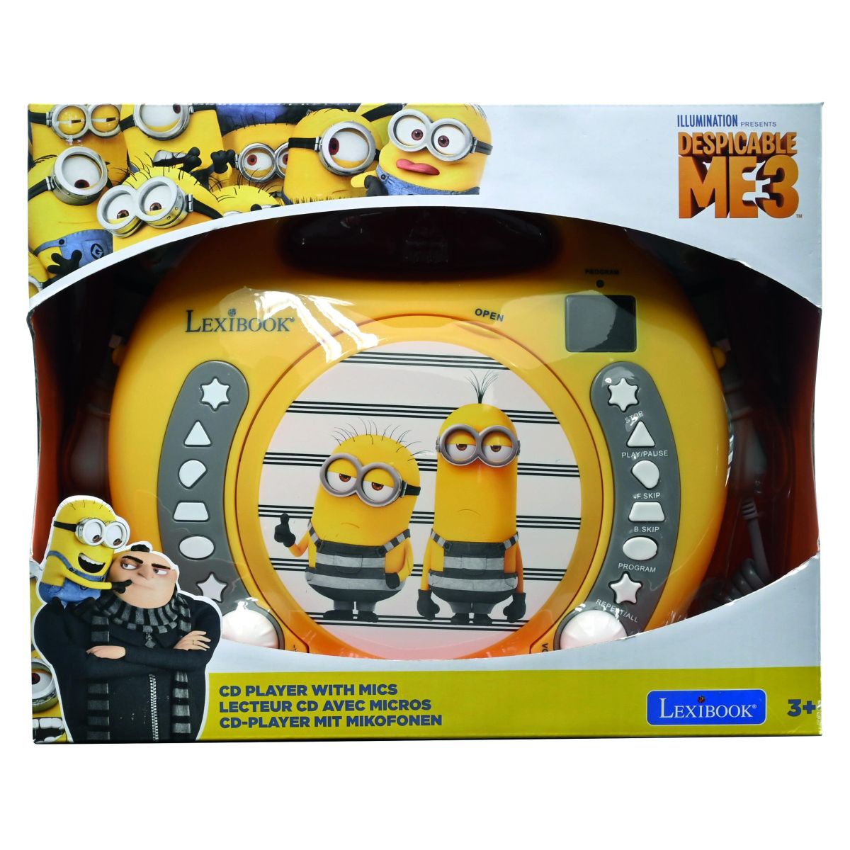 Lexibook CD přehrávač Mimoni se 2 mikrofony