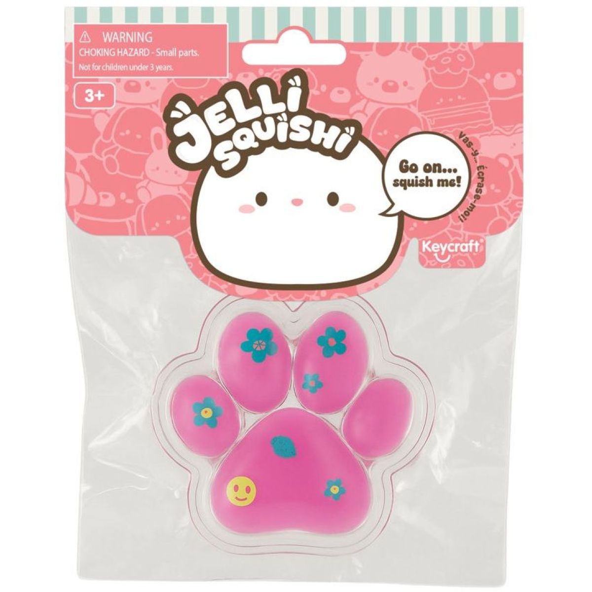 Alltoys Mačkací gelová Tlapka Jelli Squishi