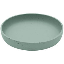 KikkaBoo Talíř Platinum Silicone Sage