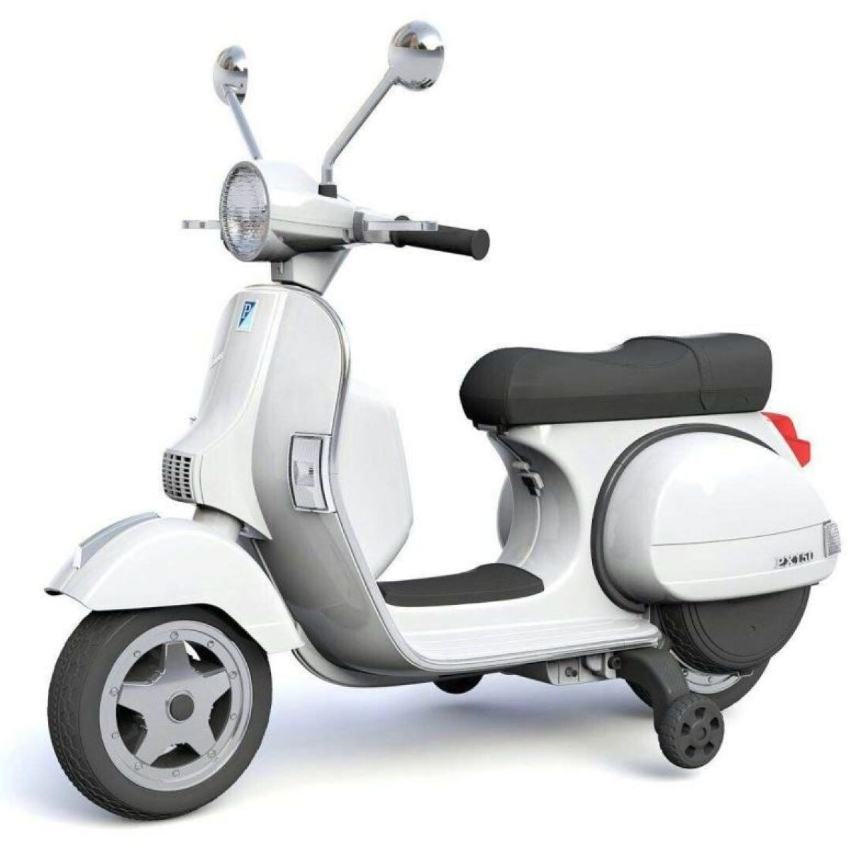 Sparkys Dětský elektrický skútr Vespa PX150 bílý