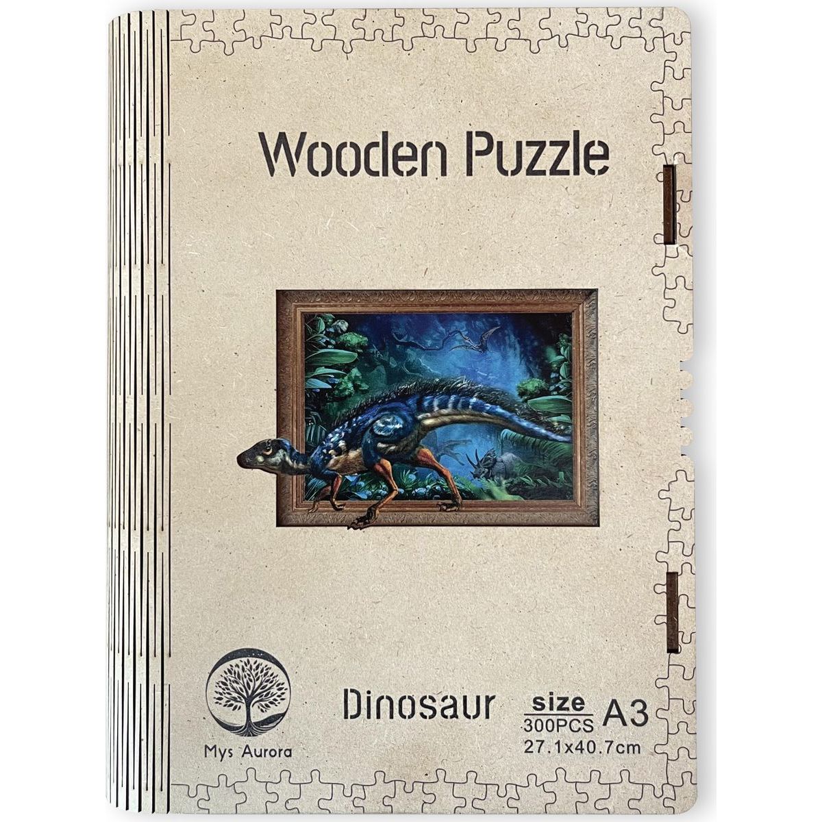 Epee Wooden puzzle Dinosaur A3