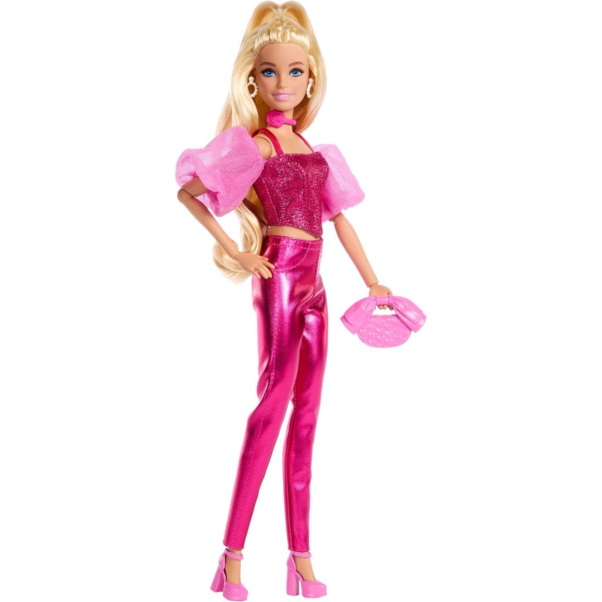 Barbie Deluxe modelka - růžový korzet