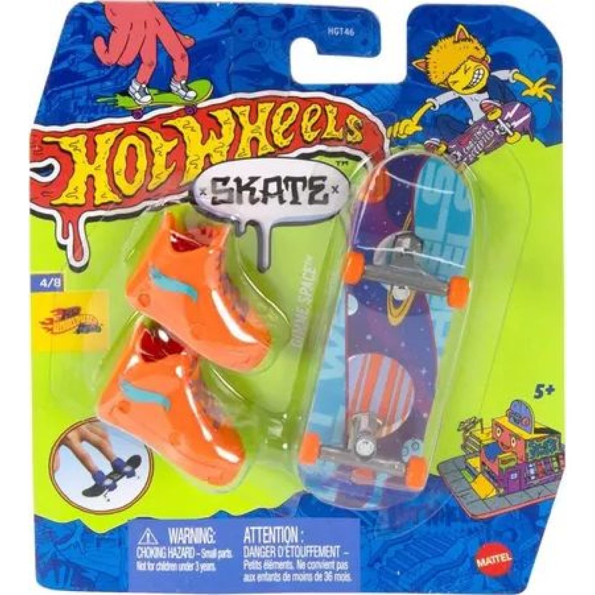 Mattel Hot Wheels fingerboard a boty 10,5 cm Gimme Space