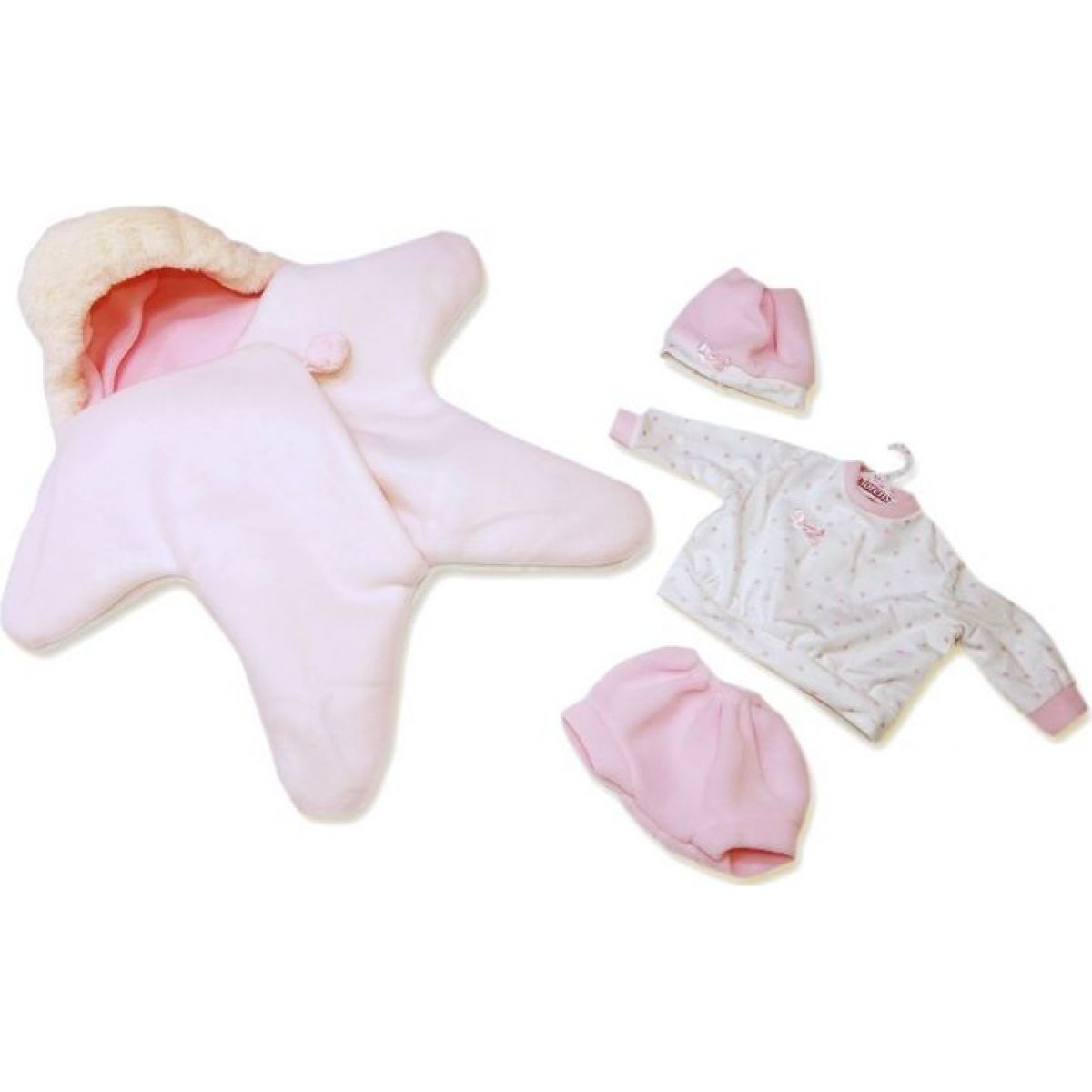 Llorens M740-38 obleček pro panenku miminko New born velikosti 40-42 cm