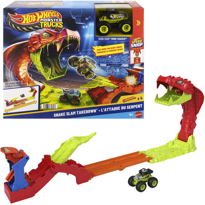 Hot Wheels Monster trucks Snake slam takedown