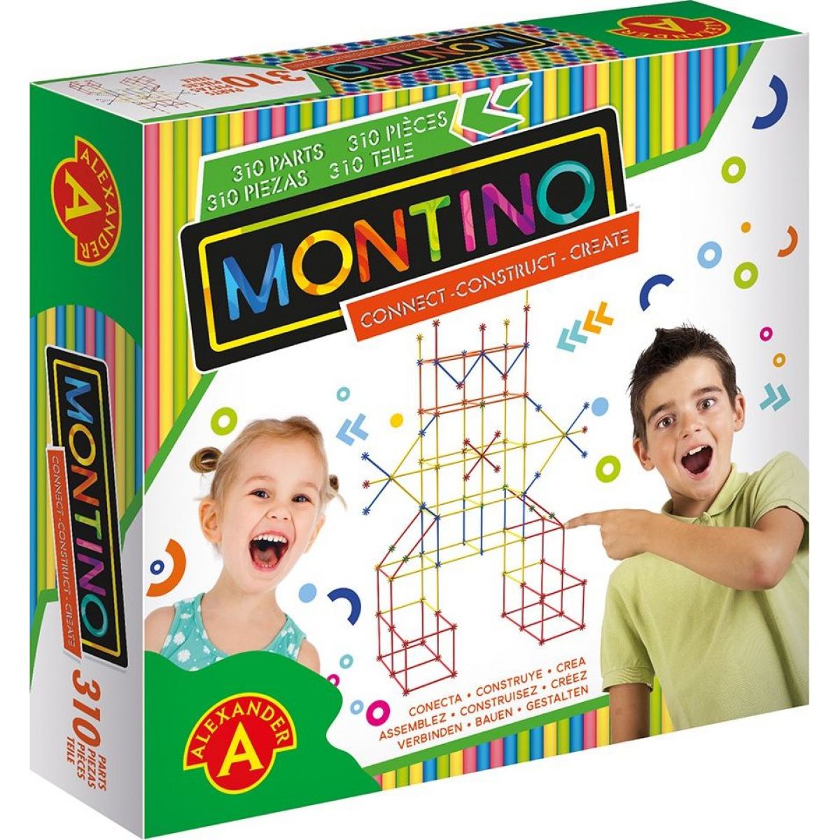 PEXI Montino 310 stavebnice 3D trubičky