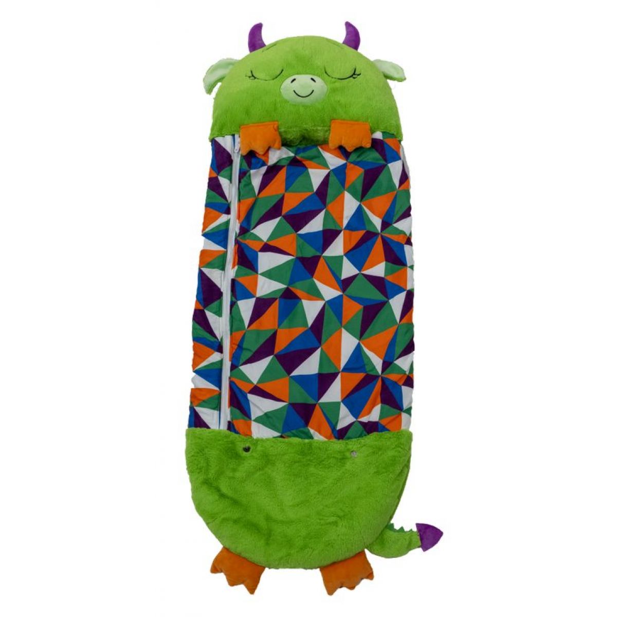 Happy Nappers Spacáček Usínáček Zelený dráček Duncan 135 cm