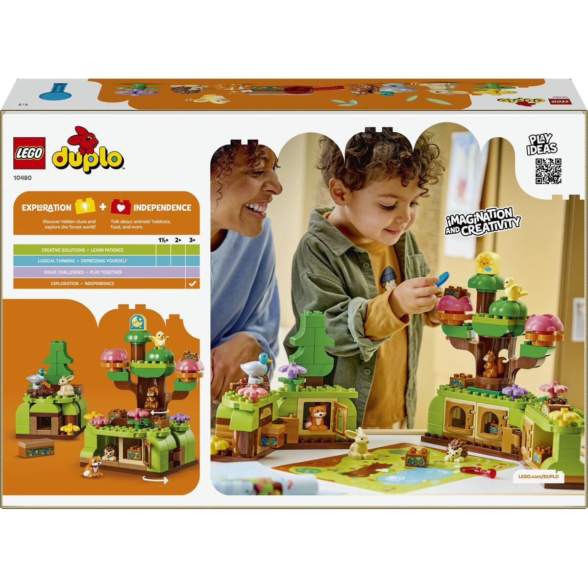 LEGO® DUPLO® 10480 Les plný objevů a divokých zvířátek
