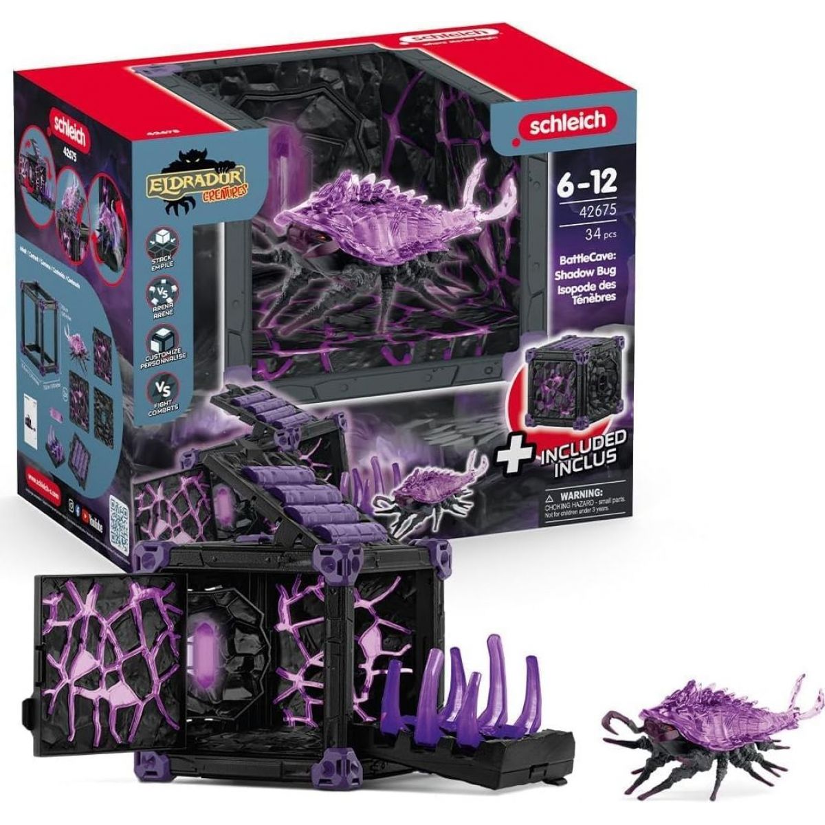 Schleich 42675 Stínový brouk v aréně BattleCave