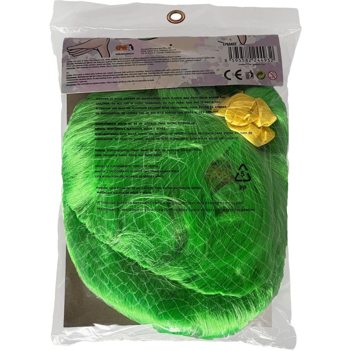 Paruka Lollipopz zelená
