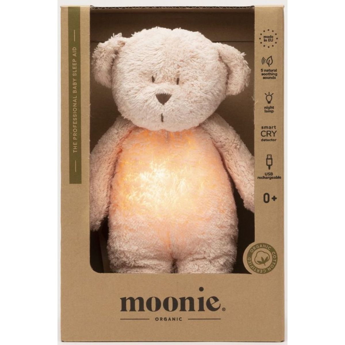 Moonie Usínáček Medvěd 2.0 Organic Rose
