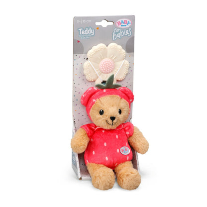 BABY born for babies Medvídek Teddy jahůdka 18 cm