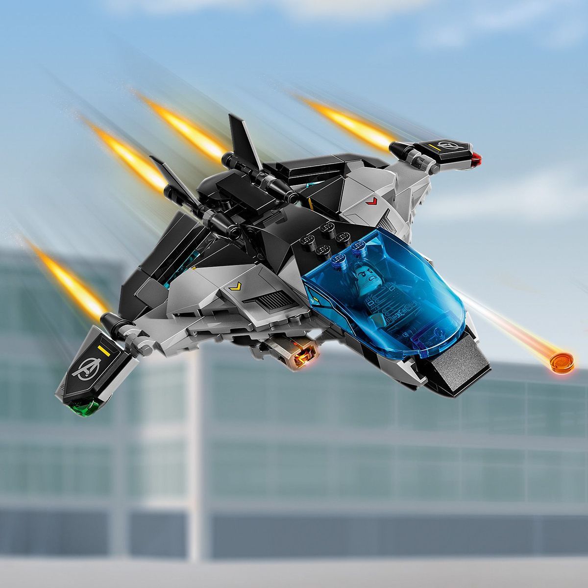 LEGO® Marvel 76314 Akční bitva - Captain America: Občanská válka