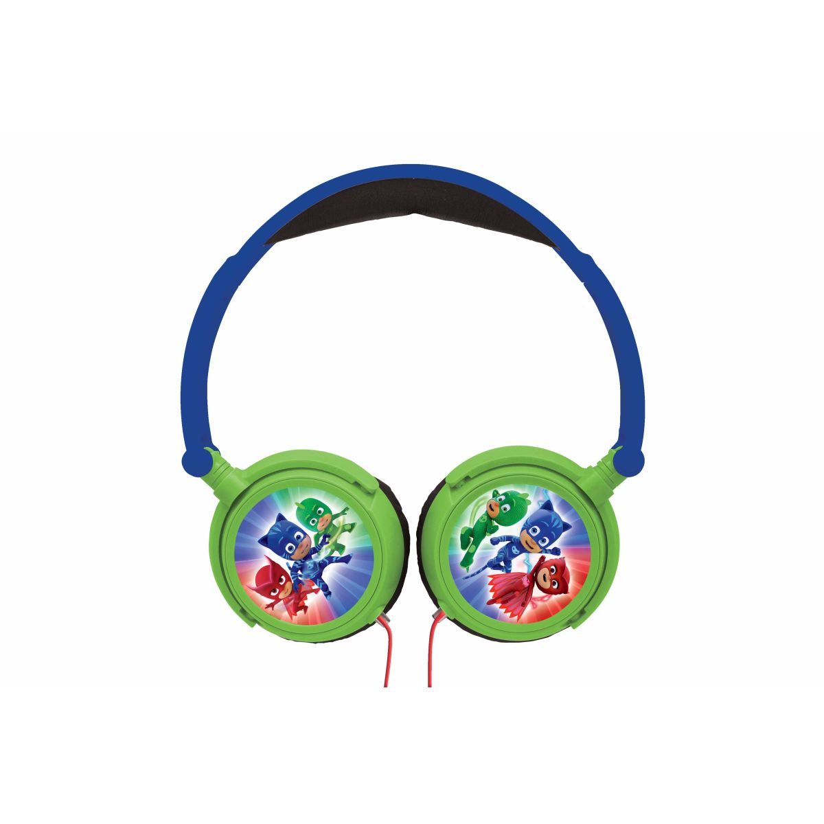 Lexibook Skládací drátová sluchátka PJ Masks s limitem hlasitosti