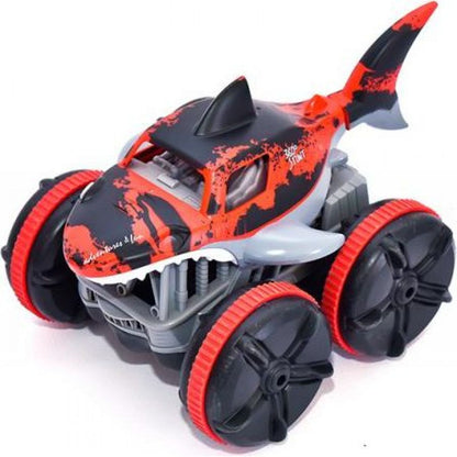 RC obojživelné auto žralok červený